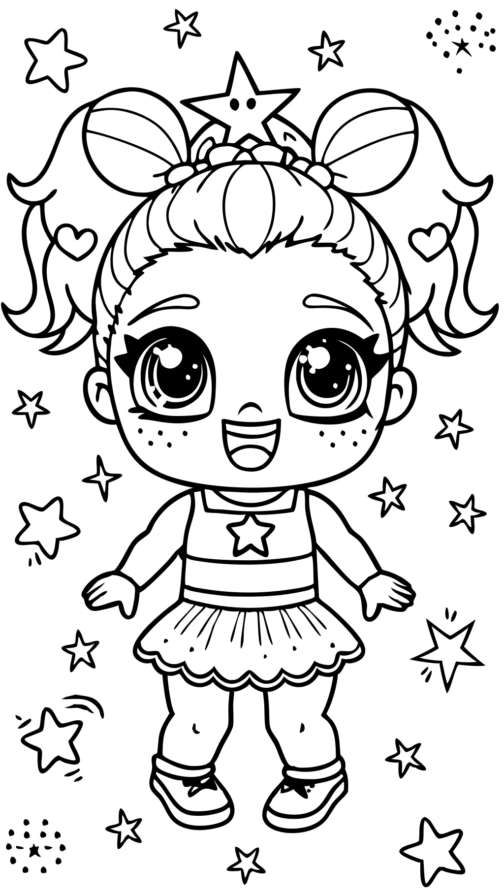 lol dolls printable coloring pages